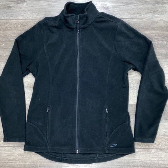 Champion Fleece Zip Sweatshirt Black L - Picture 8 of 13